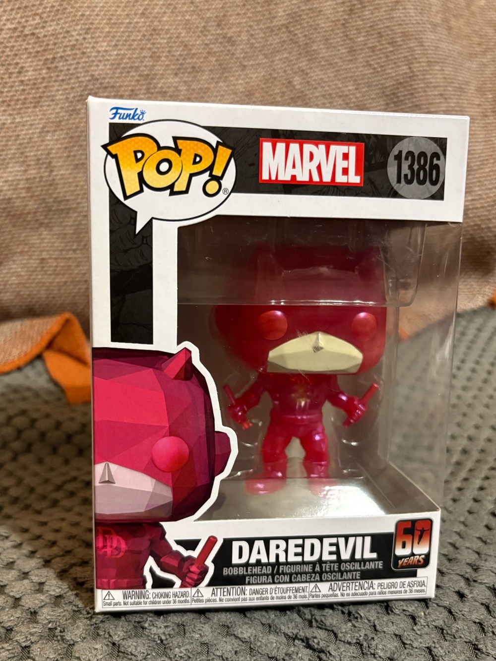 Marvel Daredevil 60 Years Funko Pop, Collectible